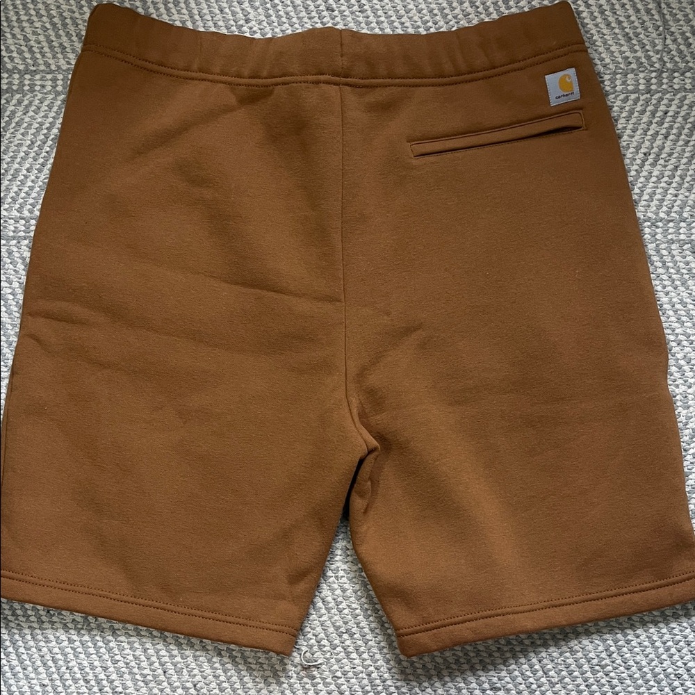 Carhartt Men’s Brown Work Shorts — Fleece Athletic